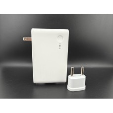 Baseus Power Station 2in1 Q.C. Adapter (1 Type-C  /  1 USB) 10000mAh 45W + EU Adapter (White)